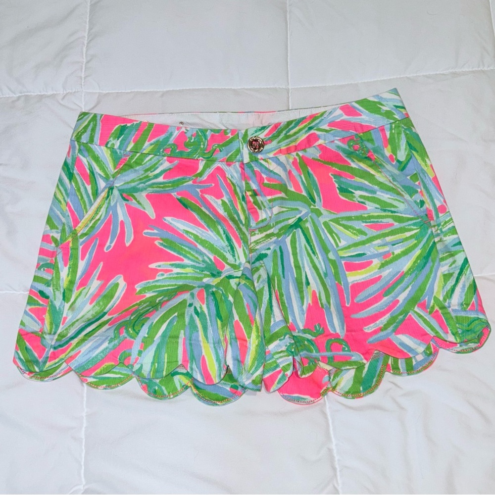 🎉HP🎉 Lilly Pulitzer Buttercup Shorts Tiki Pink Size 2